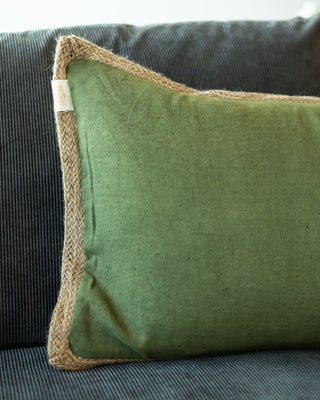 Burrow Organic Jute and Linen Lumbar Pillow - YaYa & Co.