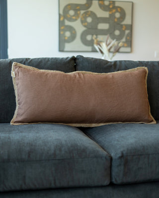 Burrow Organic Jute and Linen Lumbar Pillow - YaYa & Co.