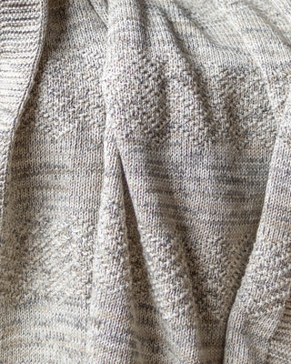 Cappucine Organic Cotton Knit Throw - YaYa & Co.