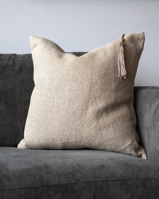 Chiara Organic Linen Throw Pillow - YaYa & Co.