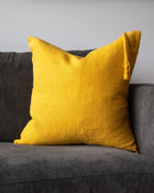 Chiara Organic Linen Throw Pillow - YaYa & Co.