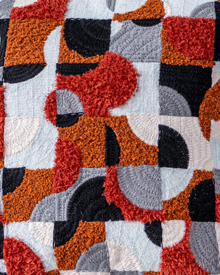 Cruz Organic Cotton Abstract Throw Pillow - YaYa & Co.
