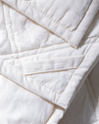 Diamond-Stitched Organic Cotton Percale Quilt - YaYa & Co.