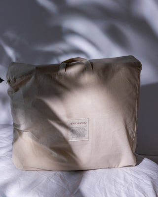 Diamond-Stitched Organic Cotton Percale Quilt - YaYa & Co.