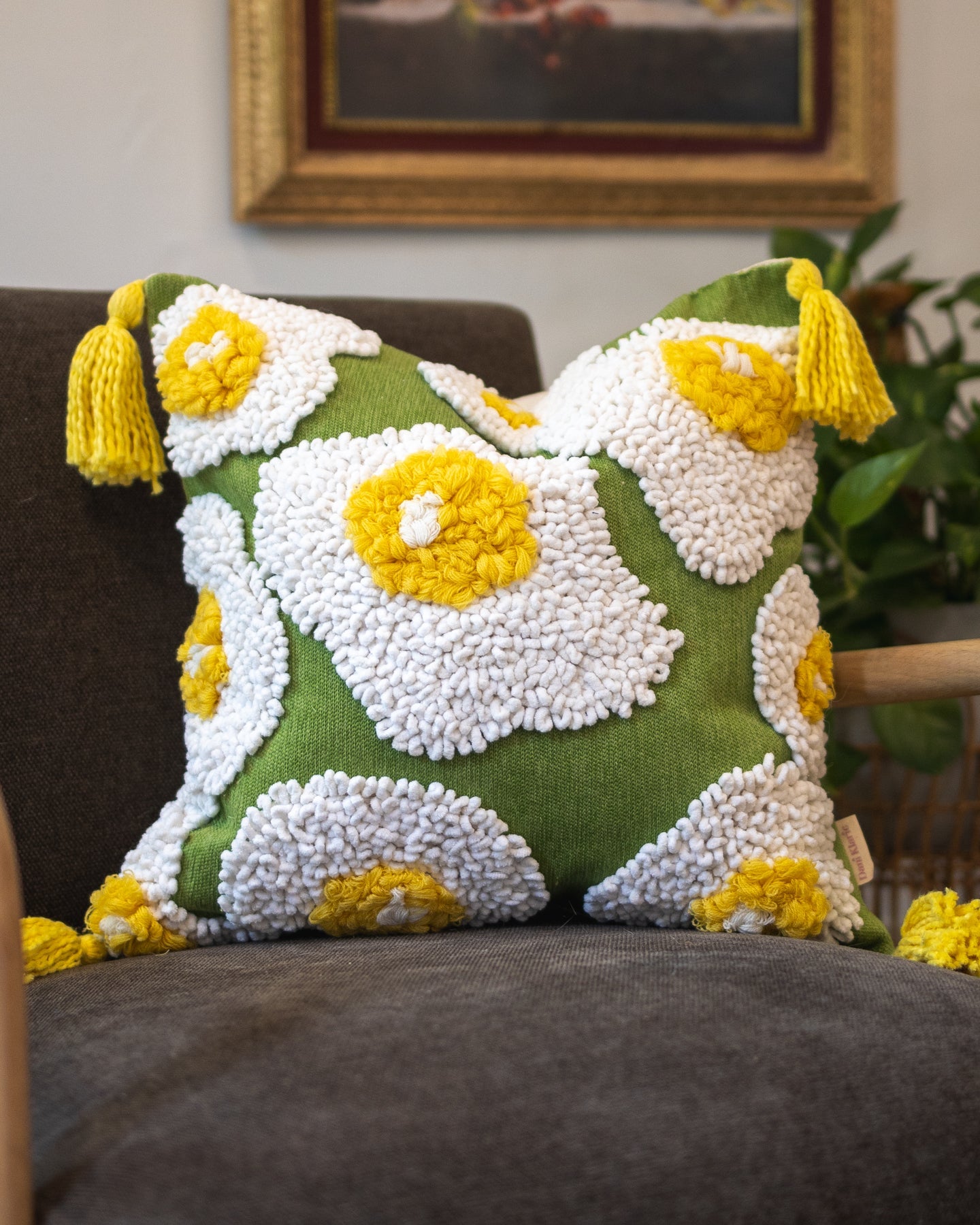 YaYa & Co. Eggie Throw Pillow - Thumbnail 2