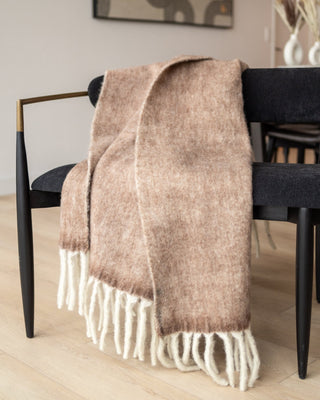 Gal Organic Brushed Wool Throw - YaYa & Co.