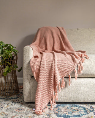 Hallen Organic Cotton Knit Throw Blanket - YaYa & Co.