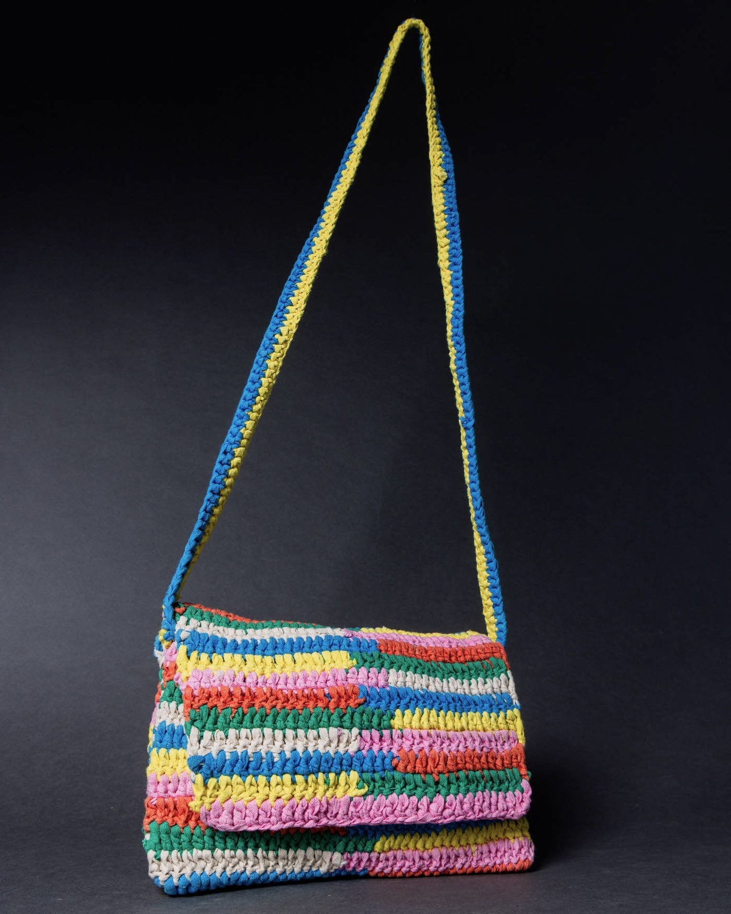 Jenny Abstract Crochet Shoulder Bag $60 Today Only – YaYa & Co.