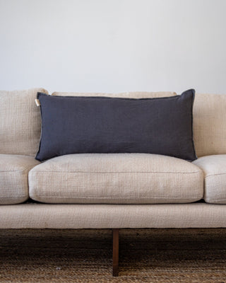 Labyrinth Organic Linen Lumbar Pillow - YaYa & Co.