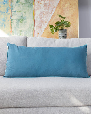 Labyrinth Organic Linen Lumbar Pillow - YaYa & Co.