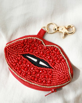 Lippy Glass Beaded Coin Purse - YaYa & Co.