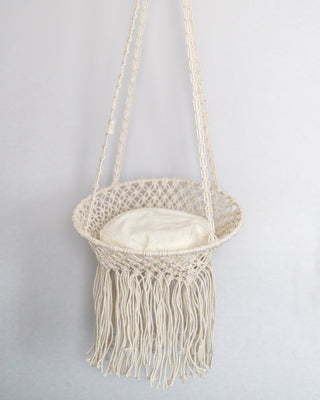 Louie Hanging Handmade Macrame Pet Bed - YaYa & Co.