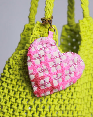 Lovestruck Heart Glass Beaded Coin Purse - YaYa & Co.