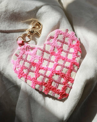 Lovestruck Heart Glass Beaded Coin Purse - YaYa & Co.