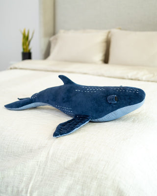 Organic Cotton Humpback Whale Pillow - YaYa & Co.
