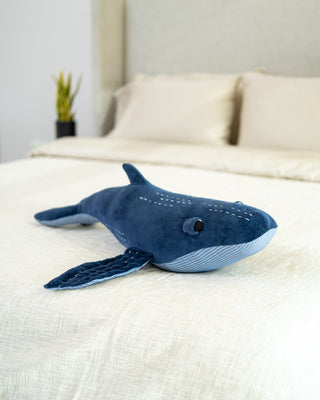 Organic Cotton Humpback Whale Pillow - YaYa & Co.