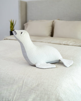 Organic Cotton Seal Pillow - YaYa & Co.