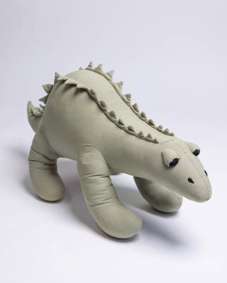 Organic Cotton Stegosaurus Dinosaur Pillow $102 Today Only - YaYa & Co.