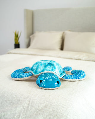 Organic Cotton Turtle Pillow - YaYa & Co.