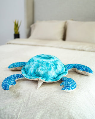 Organic Cotton Turtle Pillow - YaYa & Co.