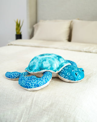 Organic Cotton Turtle Pillow - YaYa & Co.