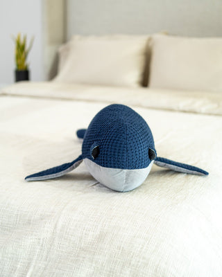 Organic Cotton Whale Pillow - YaYa & Co.