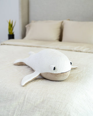 Organic Cotton Whale Pillow - YaYa & Co.
