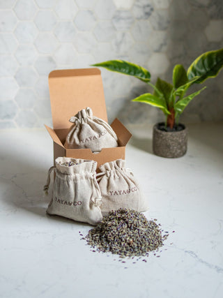 Organic Lavender Sachets - Pack of 3 - YaYa & Co.