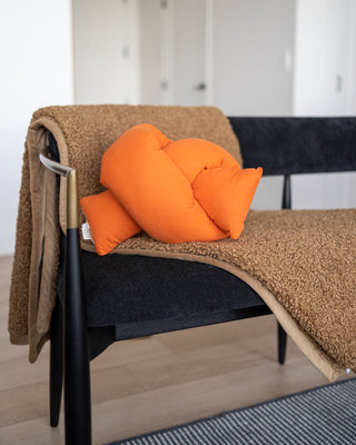 Quillow Handmade Organic Cotton Knot Pillow - YaYa & Co.