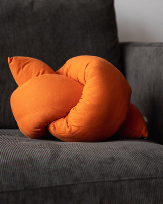 Quillow Handmade Organic Cotton Knot Pillow - YaYa & Co.