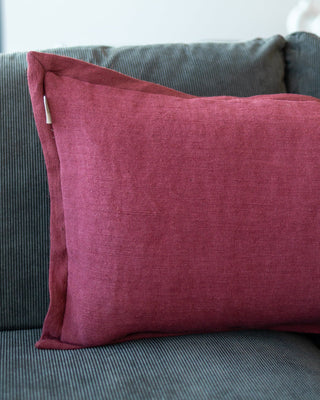Sasha Organic Jute and Linen Lumbar Pillow - YaYa & Co.