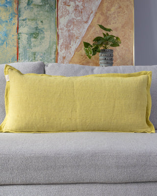 Sasha Organic Linen Lumbar Pillow - YaYa & Co.