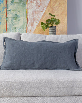 Sasha Organic Linen Lumbar Pillow - YaYa & Co.