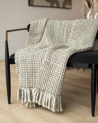 Serenity Organic Cotton and Wool Throw Blanket - YaYa & Co.