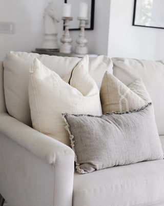 Tinsley Organic Linen Throw Pillow - YaYa & Co.