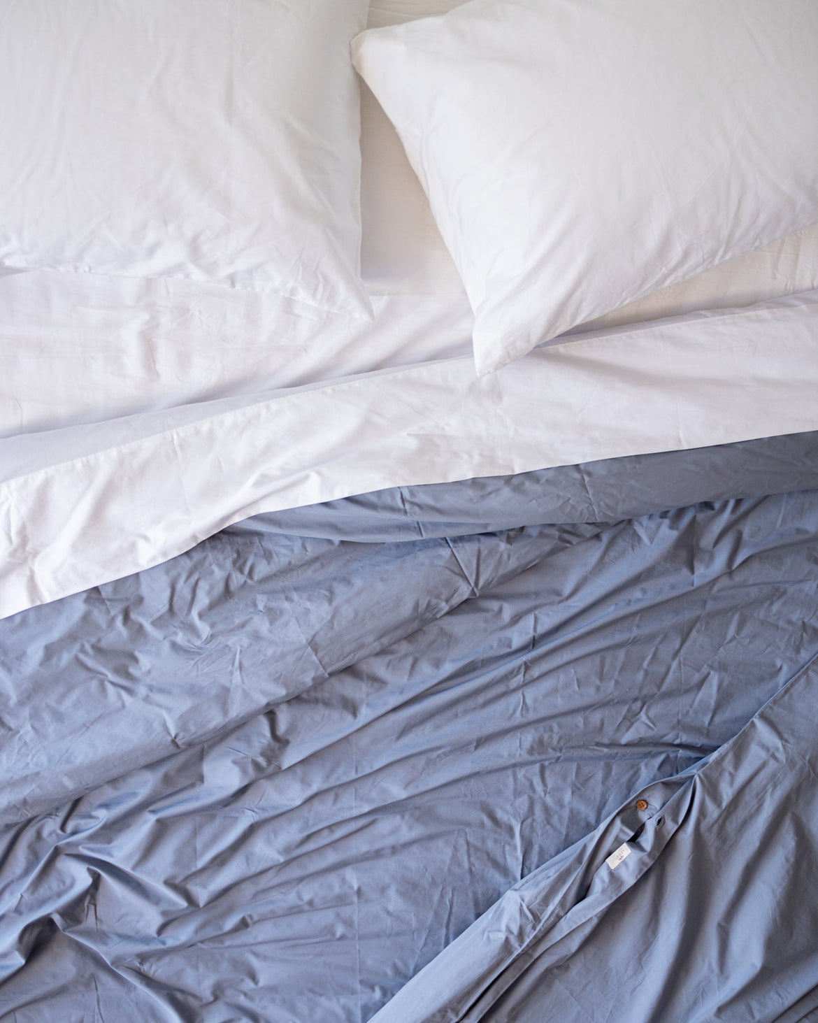 Willow Organic Cotton Percale Duvet Cover - 300 TC - YaYa & Co.
