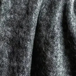Close view of Gal's brushed organic wool